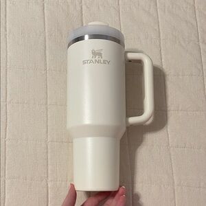 Stanley Off-White Travel Mug with Handle
